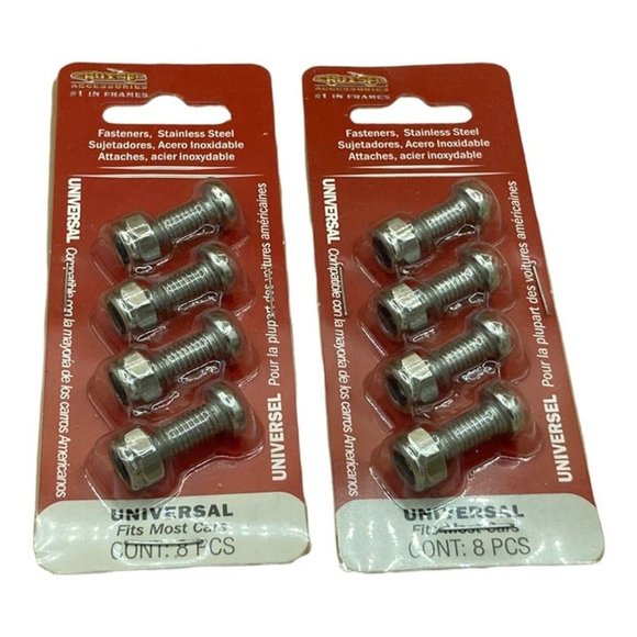 Cruiser Accessories License Plate Frame 6mm X 18mm Fasteners 80630 - Picture 1 of 4